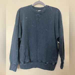 Casual Navy Sweatshirt for Women